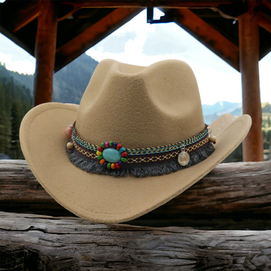 Chapeau de style western pour femme