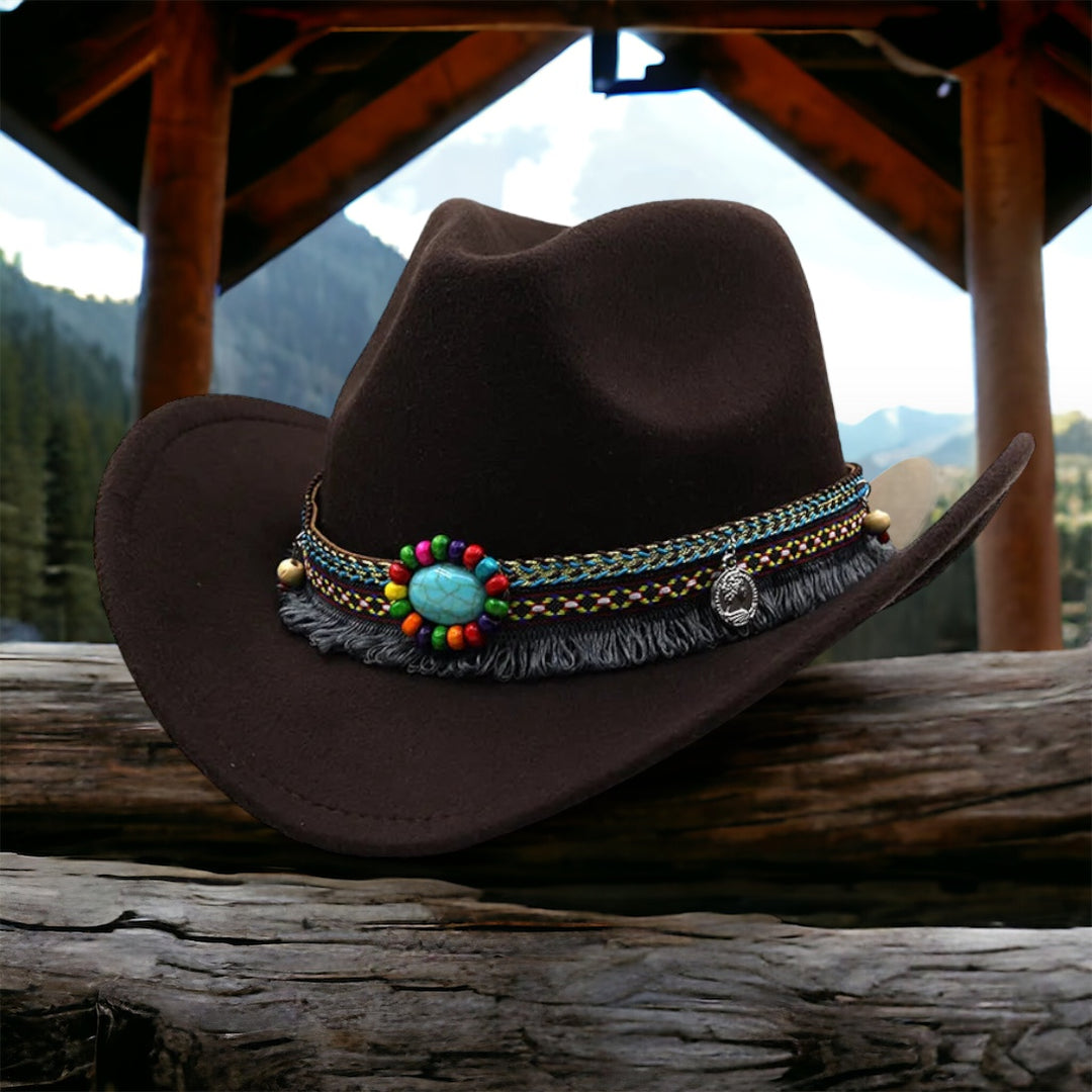 Chapeau de style western pour femme