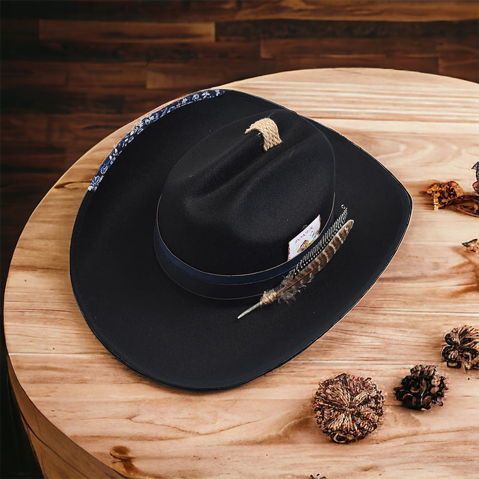 Chapeau Cowboy Vintage - Style Cowboy Poker